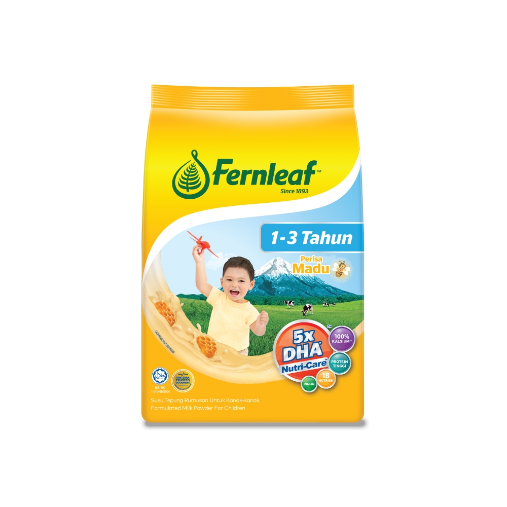 Susu Tepung Fernleaf untuk Kanak-kanak 1 - 3 tahun