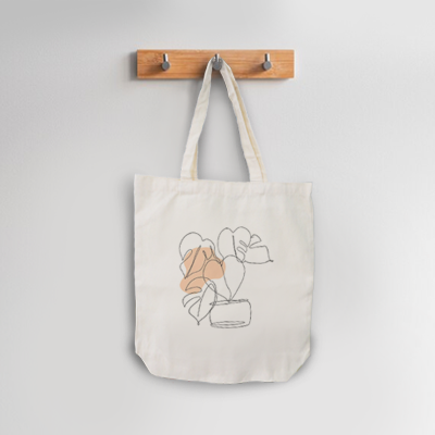 EZ Natural Canvas Bag - 6oz (400x350x100)