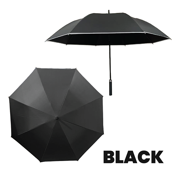 27" Auto-Open Inner Black Coated Reflective Strip Color Handle