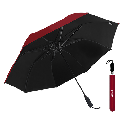 27" Auto-Open Premium Black Coated Umbrella