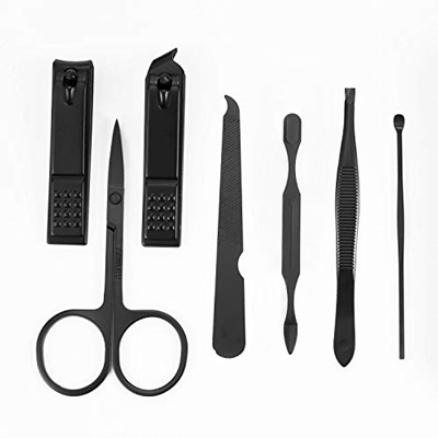 7-In-1 Manicure Set with PU leather Cover