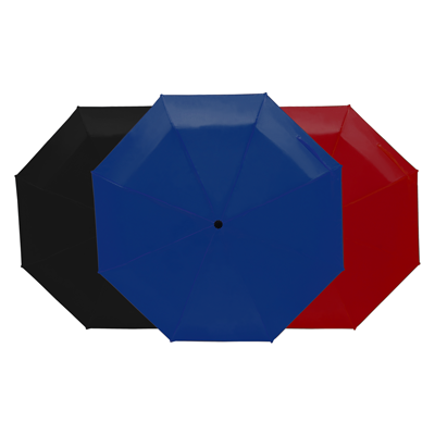 21'' Auto Open-Close 3 Fold Umbrella with Wooden Handle