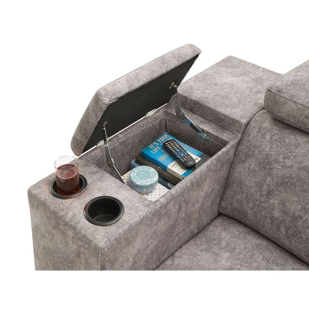Messi 7 Seater Corner Sofa With Cup Holder