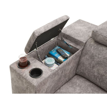 Messi 7 Seater Corner Sofa With Cup Holder
