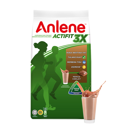 Anlene Actifit 3X Coklat Biasa