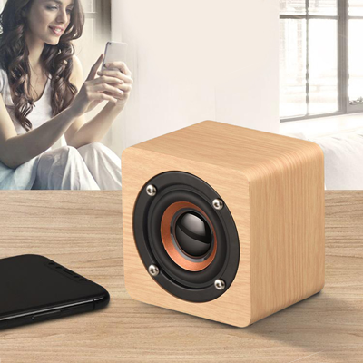 Mini Nelson Wooden Bluetooth Speaker - 400mAh Battery