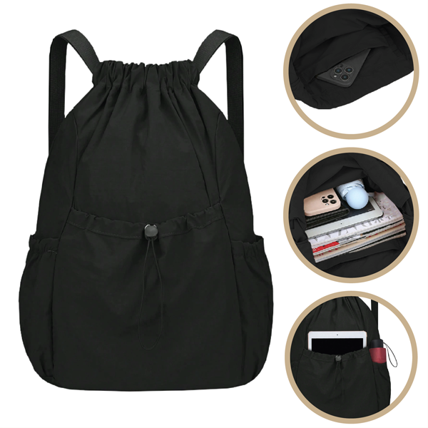 TARGET Foldable Nylon Drawstring Backpack