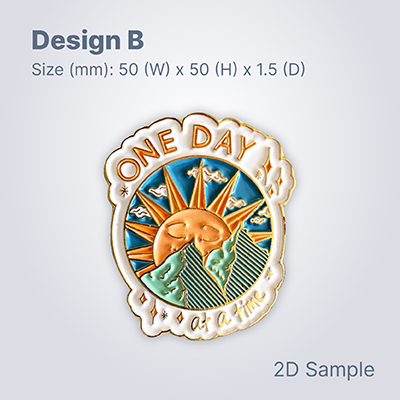 Custom Made Soft Enamel Collar Pin