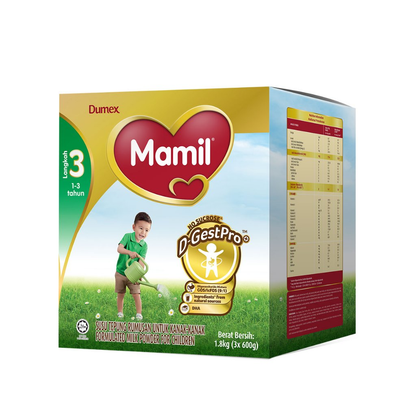 Dumex Mamil Langkah 3 Formula Susu Pembesaran 1-3 tahun
