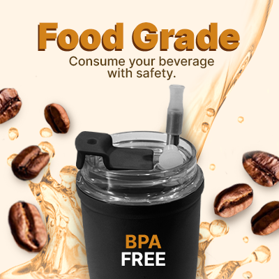 MOFI Stainless Steel Tumbler with Straw – 380ml