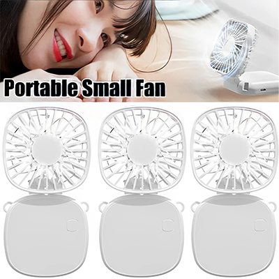 POCKET Mini Foldable Fan with Lanyard - 300mAh