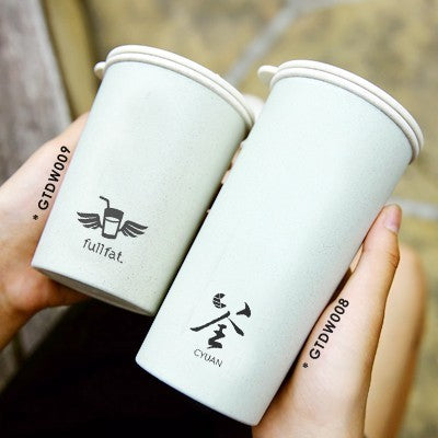 Eco-Wheat Natural Straw Tumbler - 400ml