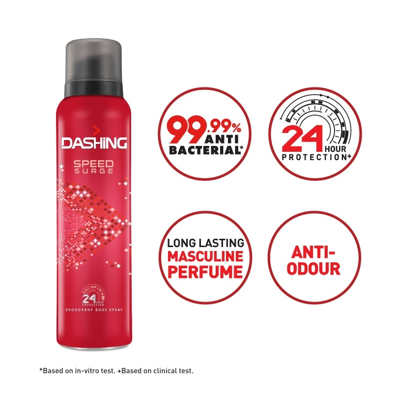 Dashing Deodorant Body Spray 125ml