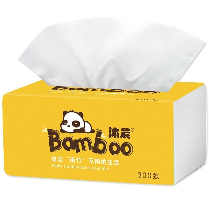 [30 Packs Free Delivery] Bamboo Tissue Pack 300 Sheets