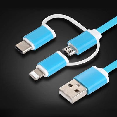 3-in-1 UNI Retractable USB Charging Cable