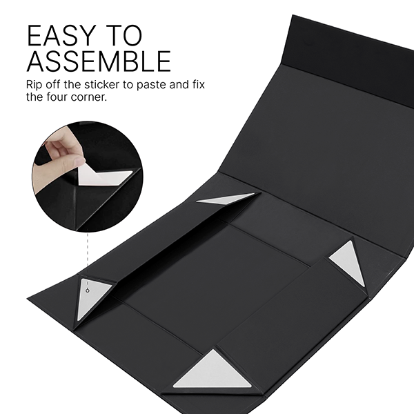 Magnetic Lid Gift Box with Shredded Paper