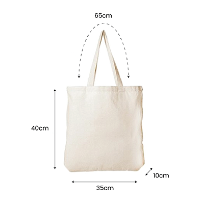 Natural Promo Cotton Bag 02 - 10oz (400x350x100)