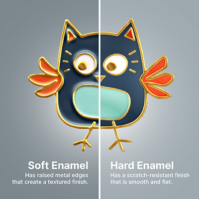 Custom Made Soft Enamel Collar Pin