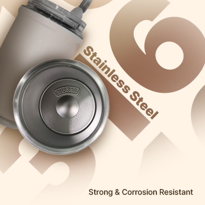 MOFI Stainless Steel Tumbler with Straw – 380ml