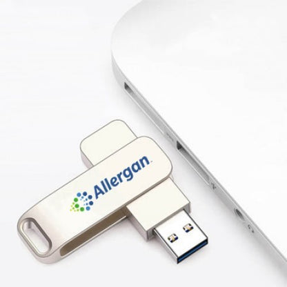 Metal Swing Silver USB flash drive - 16GB