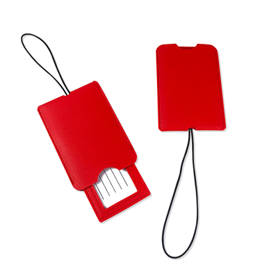 HER PU Leather Luggage Tag Holder