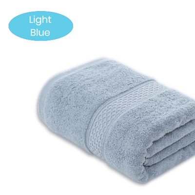 Full Cotton Bath Towel with Drawstring Pouch (1400x700) - 460g