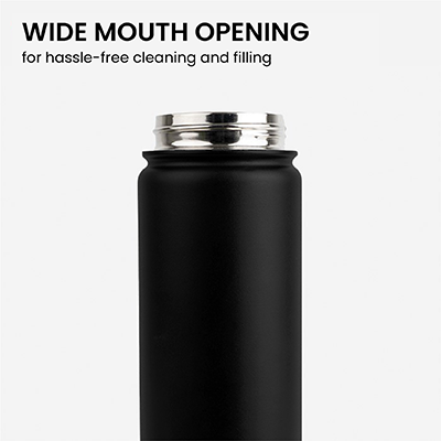 YOUNG Double Wall Stainless Steel Flask with Handle - 600ml