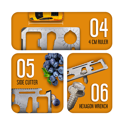 RAMBO 11-in-1 Survival Tool Kit