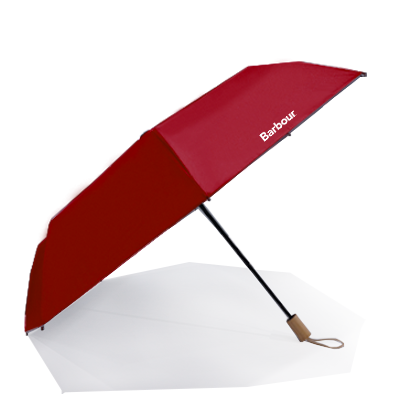 21'' 3 Fold Umbrella with Wooden Handle