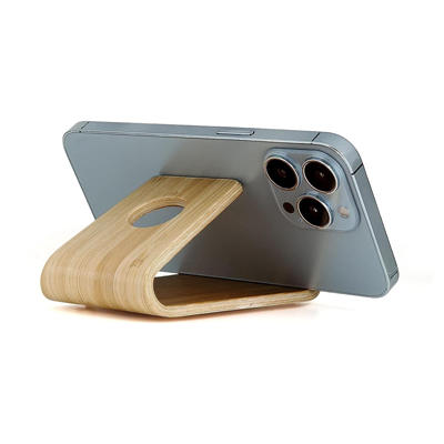 Natural Wooden Smartphone Stand
