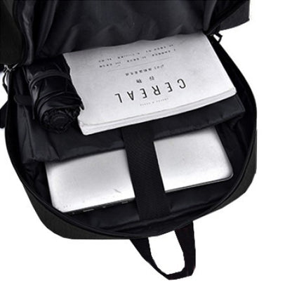 15.6" Travel PU Laptop Backpack with USB Port