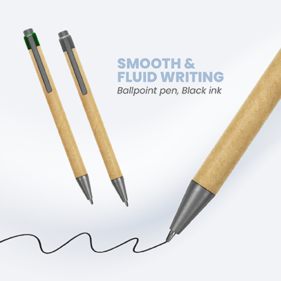 BUMBLE Eco Paper Press Action Ball Pen