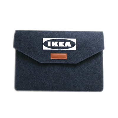 14'' Wool Felt iPad Pouch