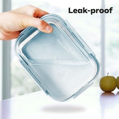 High Borosilicate Glass Lunch 1 Compartment - 1040ml