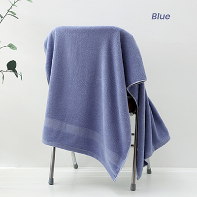 Full Cotton Bath Towel with Drawstring Pouch (1400×700) – 380g