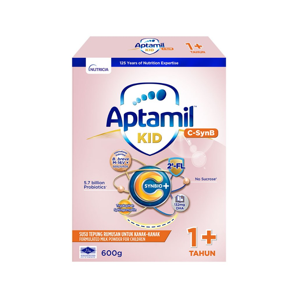 Formula Membesar Aptamil KID C-SynB 1+ Tahun 600g