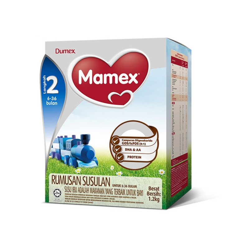 Dumex Mamex Step 2 Susu Formula Susulan 6-36 bulan