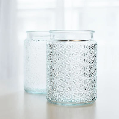 Wooden Lid Glass Canister - 700ml