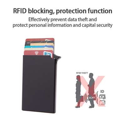 RFID Block Metal Credit Card Holder V2