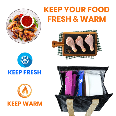 Insulated Thermal Polyester Lunch Cooler Bag – M