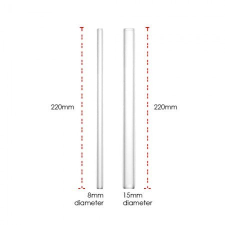 Premium 3-in-1 Glass Straw Gifts Set