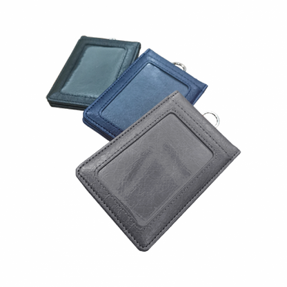 Magnetic PU ID Holder Flip Open Wallet