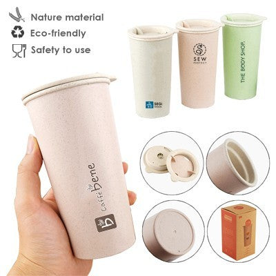Eco-Wheat Natural Straw Tumbler - 400ml