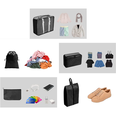 7-In-1 Polyester Travel Organizer Set