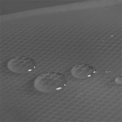 Frosted PVC Organizer with Net Divider – A5 Size