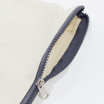 Canvas Zippered Pouch Travel Organizer with Handle - 8oz