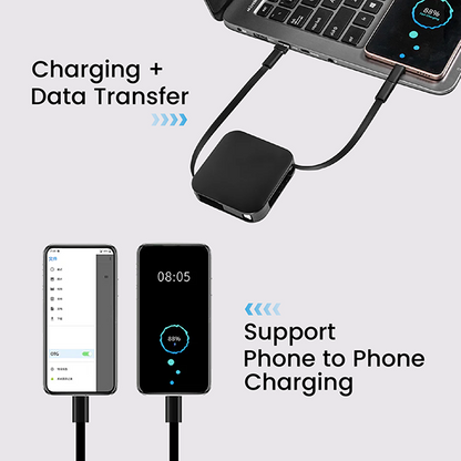 CUBE 5-in-1 Retractable USB Port