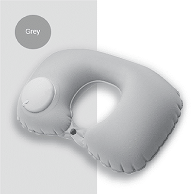 PUMP UP Polyester Inflatable Travel Pillow