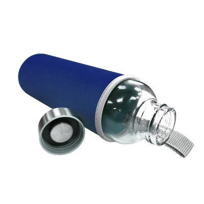 NEO Glass Bottle With Neoprene Pouch - 550ml