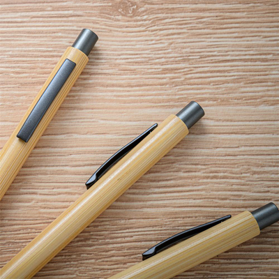 LANEY Bamboo Press Action Ball Pen